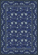 Mirrored Rose Navy Floral Classic Rug