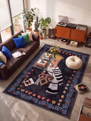 Hoopoe Bird Animal Print Rug