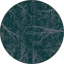 Night Sky Dome Turquoise Modern Rug