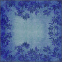 Spring Cobalt Blue Modern Rug