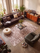 Leaves Dance Patterned Rug