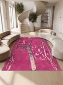 Berber Dream Pink Modern Rug