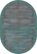 Misty Desert Turquoise Modern Rug