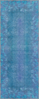 Spring Distressed Turquoise Modern Rug