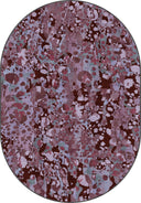 Lichen Fuchsia Modern Rug