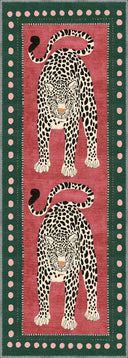 Wild Leopard Animal Print Rug