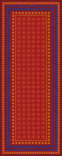 Carnival Red Kids Room Rug