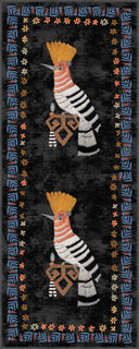 Hoopoe Bird Animal Print Rug