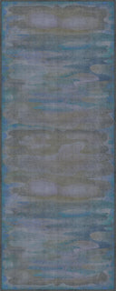 Misty Desert Blue Modern Rug