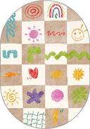 Colorful Dreams Kids Room Rug