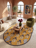 Saffron Floral Rug