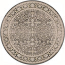 Palace Garden Gray Classic Bordered Rug
