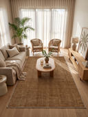 Earth Brown Modern Rug