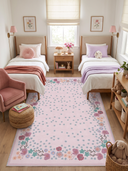 Meadow Stroll Daisy Kids Room Rug