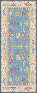 Cyan Blue Classic Rug