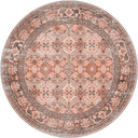Memoir Orange Classic Bordered Rug