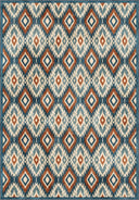 Ikat Navy Kilim Rug