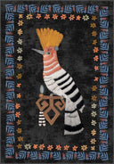Hoopoe Bird Animal Print Rug