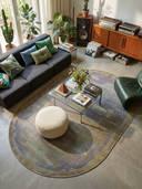 Misty Desert Yellow Modern Rug