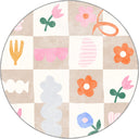 Floral Dreams Kids Room Rug