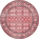 Memoir Fuchsia Classic Bordered Rug
