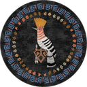 Hoopoe Bird Animal Print Rug