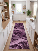 Ancient Juniper Fuchsia Modern Rug