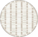 Wicker Cream Modern Rug