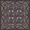 Mirrored Rose Pink Floral Classic Rug
