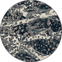 Dissolution Gray Modern Rug