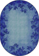 Spring Cobalt Blue Modern Rug