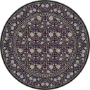 Mirrored Rose Pink Floral Classic Rug
