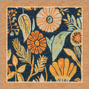 Autumn Light Navy Floral Rug
