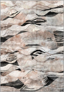Dancing Sands Beige Modern Rug