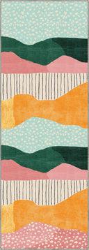 Hills Multicolor Modern Rug