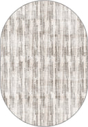 Misty Lines Gray Modern Rug