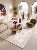 Wabi-Sabi Cream Modern Rug
