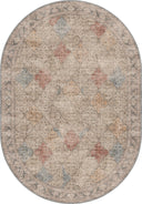 Ancient Sunburst Beige Vintage Rug