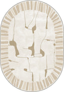 Wabi-Sabi Cream Modern Rug
