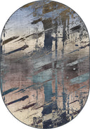 Abstract Canvas Multicolor Modern Rug