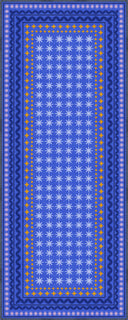 Carnival Blue Kids Room Rug