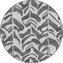 Leaf Shadow Anthracite Modern Rug
