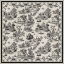 Pastoral Tales Cream Bohemian Rug