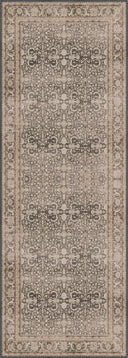 Palace Garden Gray Classic Bordered Rug