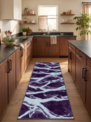 Flow Purple Modern Rug