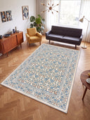 Mirrored Rose Cream Floral Rug