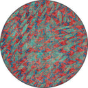 Sparrow Red Animal Print Modern Rug