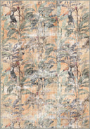 Tropical Garden Yellow Animal Print Rug