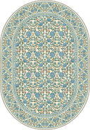 Mirrored Rose Cream Floral Rug
