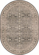 Palace Garden Gray Classic Bordered Rug